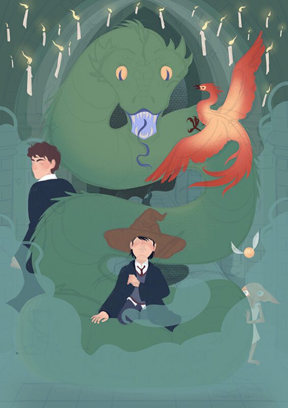 Harry Potter 2 - etapa de color
