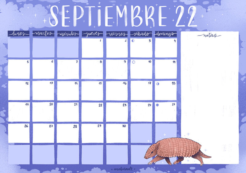 Calendario 2022 - Septiembre