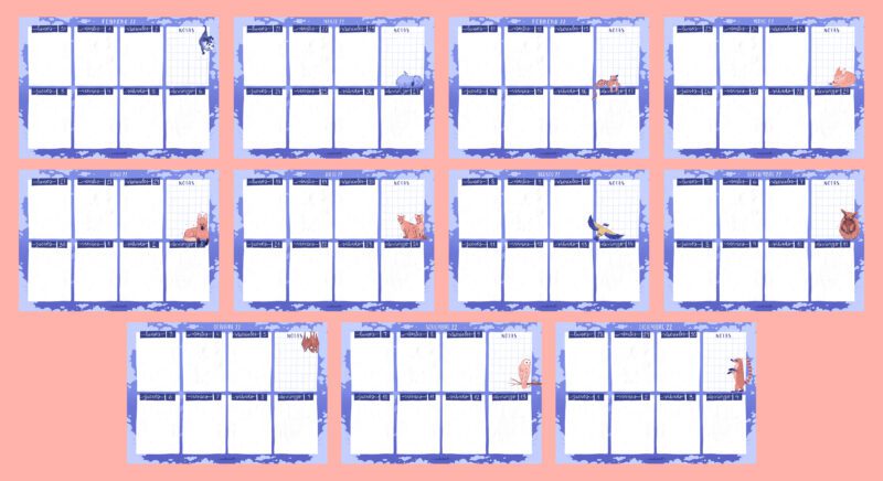 Planners semanales 2022