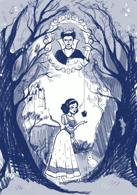 Blancanieves - Boceto