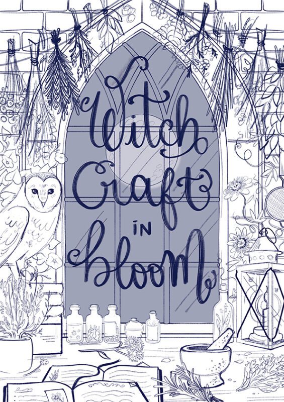 Witchcraft in Bloom - boceto
