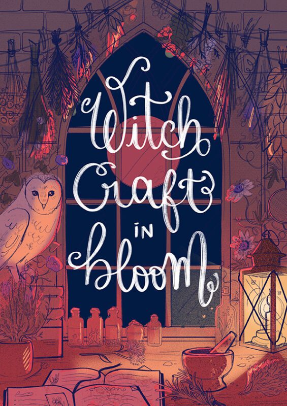 Witchcraft in Bloom - boceto a color