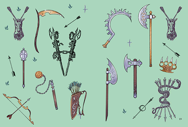 Stickertopium - Weapons
