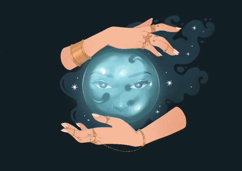 Cristalomancia - flat colors