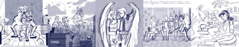 Modern Magic - bocetos