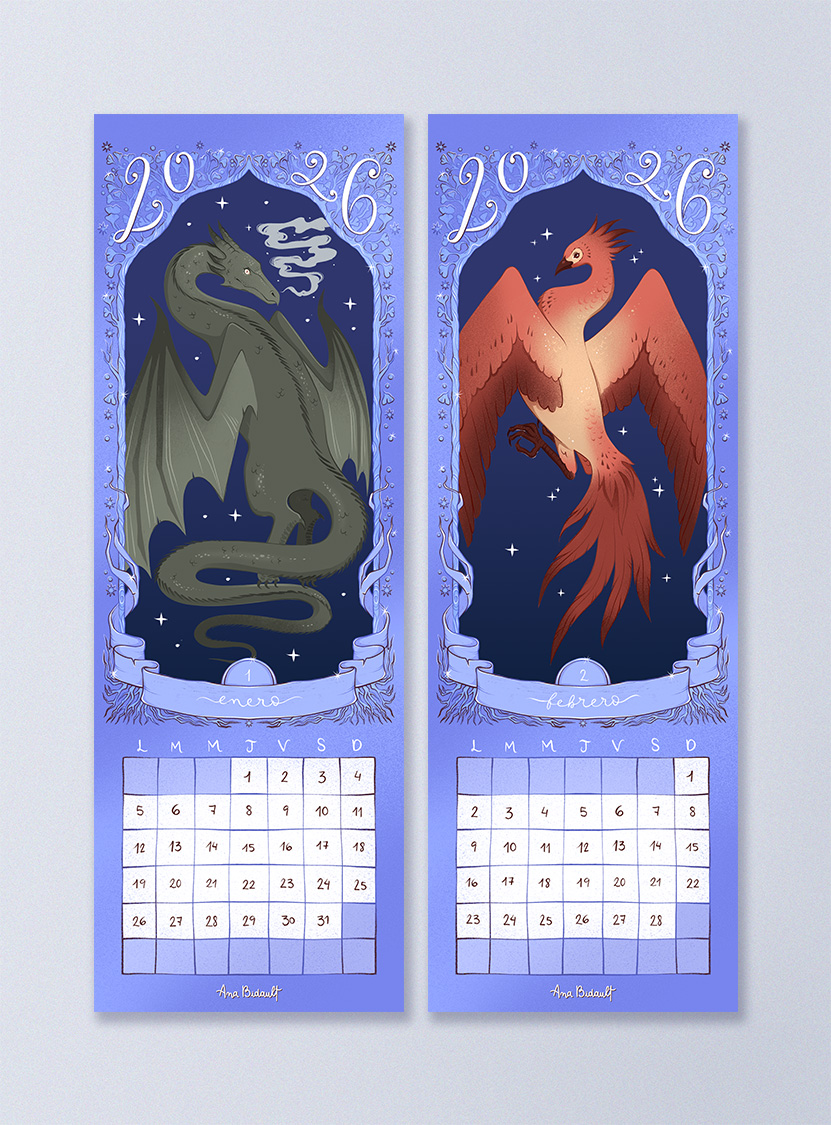 Calendario 2026 Bestiario Ilustrado ✶PREVENTA✶ - Imagen 2
