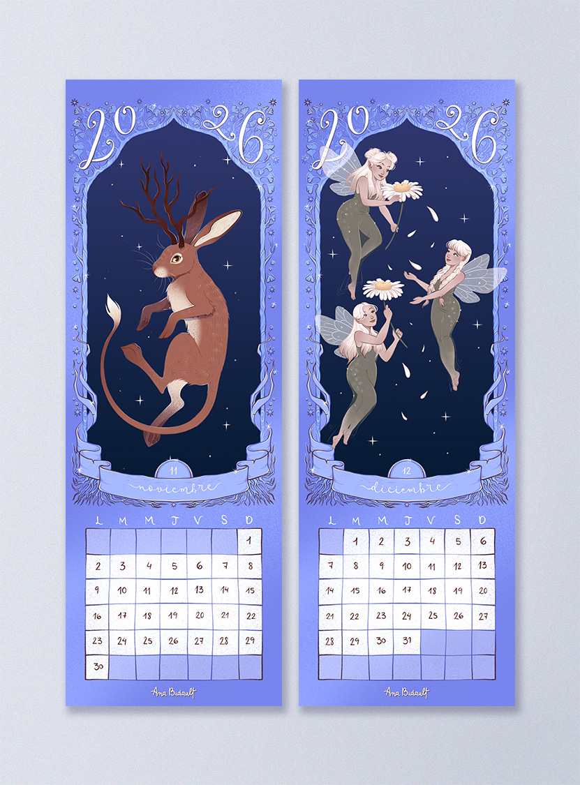 Calendario 2026 Bestiario Ilustrado ✶PREVENTA✶ - Imagen 7