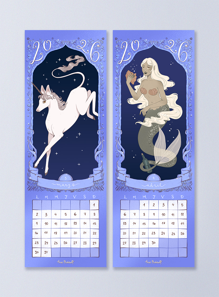 Calendario 2026 Bestiario Ilustrado ✶PREVENTA✶ - Imagen 3