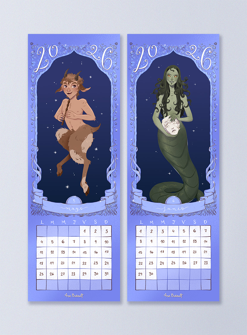 Calendario 2026 Bestiario Ilustrado ✶PREVENTA✶ - Imagen 4