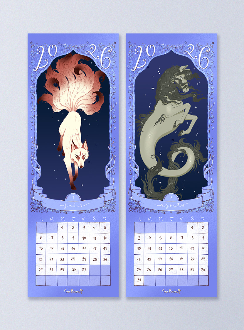 Calendario 2026 Bestiario Ilustrado ✶PREVENTA✶ - Imagen 5