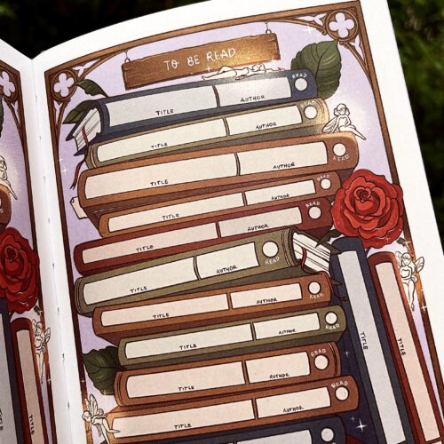 TBR page_romantasy: a reading journal